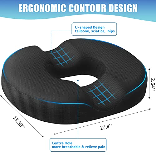 Save 41% on BlissTrends Memory Foam Donut Seat Cushion - Image 2