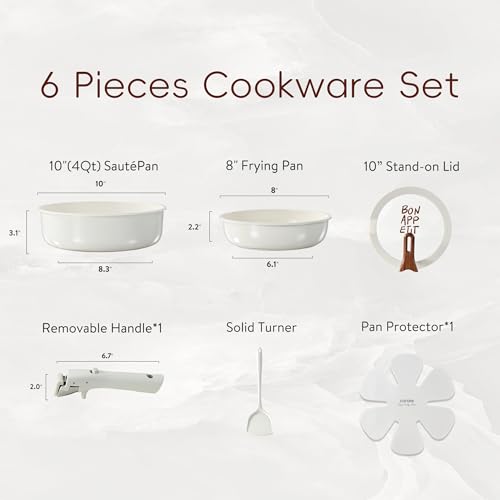 Save 33% on CAROTE Ceramic Nonstick Cookware Set - Image 2