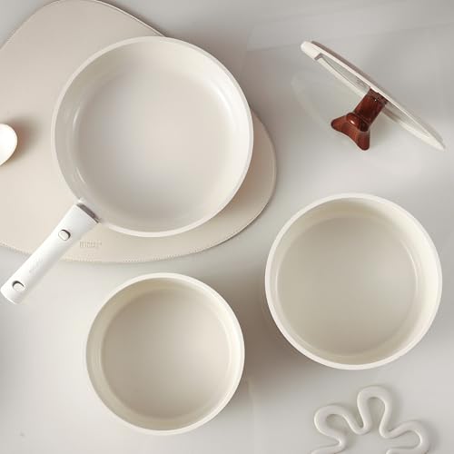 Save 33% on CAROTE Ceramic Nonstick Cookware Set - Image 5