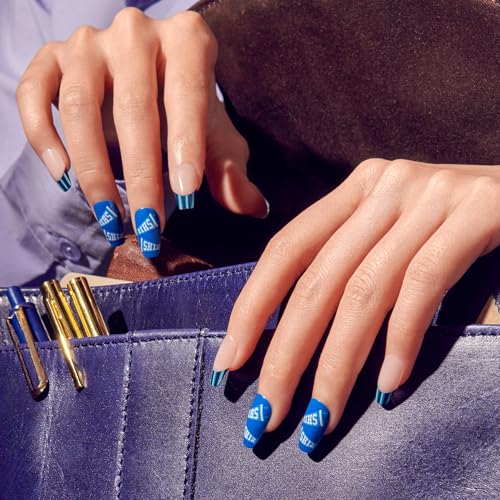 Save 72% on Wicked X KISS Press On Nails - Shiz Campus Blue - Image 5