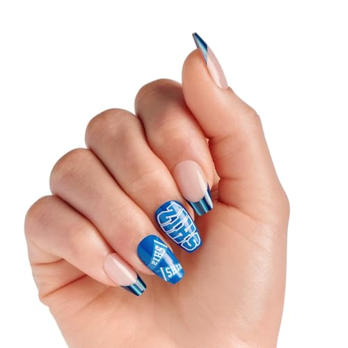 Save 72% on Wicked X KISS Press On Nails - Shiz Campus Blue - Image 6