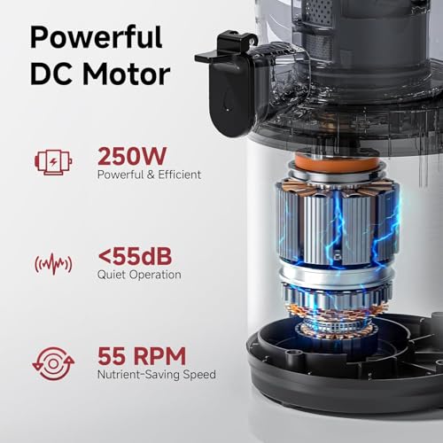 55% Off AMZCHEF Cold Press Juicer with Wide Chute - Image 3