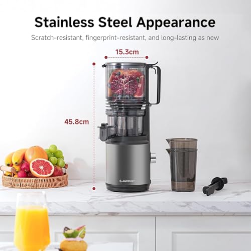 55% Off AMZCHEF Cold Press Juicer with Wide Chute - Image 7