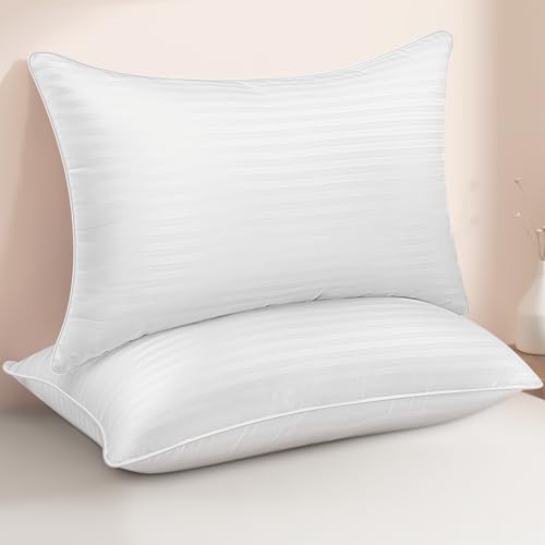 75% Off Queen Bed Pillows Set of 2 - Hotel Quality & Cooling