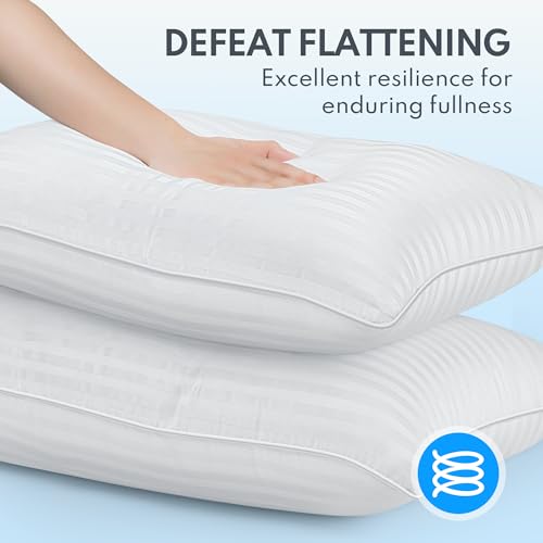 75% Off Queen Bed Pillows Set of 2 - Hotel Quality & Cooling - Image 4