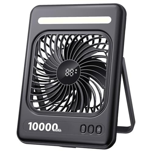 34% Off Portable Travel Fan with LED Lantern & Power Bank - Image 4