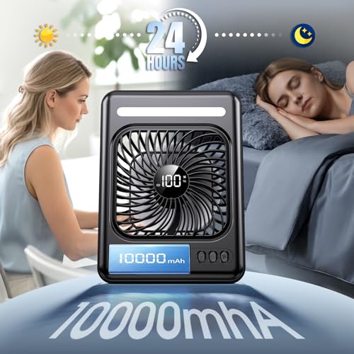 34% Off Portable Travel Fan with LED Lantern & Power Bank - Image 6