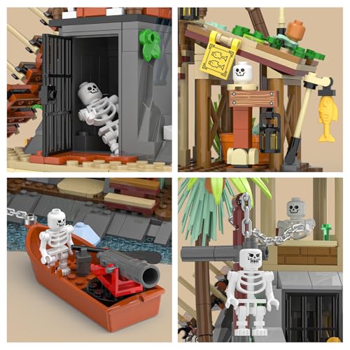 50% Off Pirate Island Building Kit with 1499 Pieces - Image 3