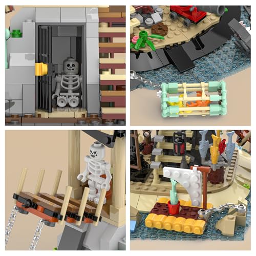 50% Off Pirate Island Building Kit with 1499 Pieces - Image 4
