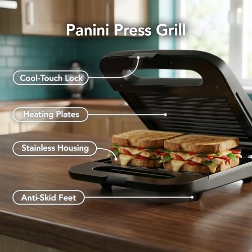 Save 22% on OVENTE Electric Panini Press Grill - Image 3