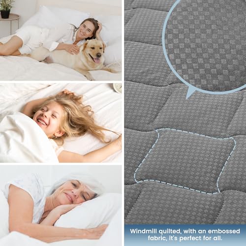 63% Off SLEEP ZONE Waterproof Queen Mattress Protector - Image 6
