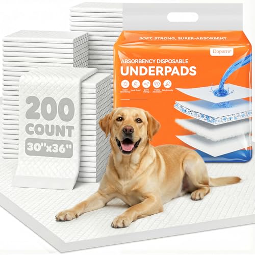 55% Off XXL Puppy Pads - 200 Count Heavy Duty Training Pads