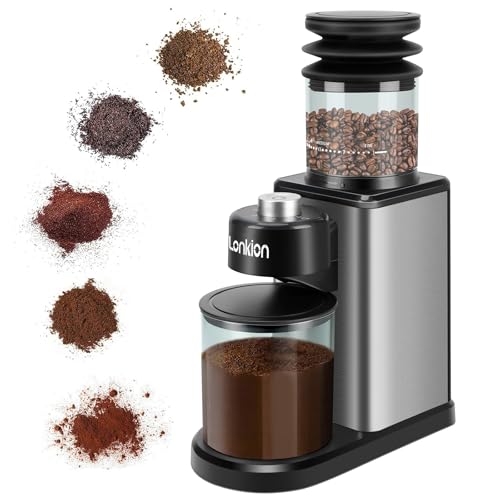 50% Off Lonkion Conical Burr Coffee Grinder with 25 Settings