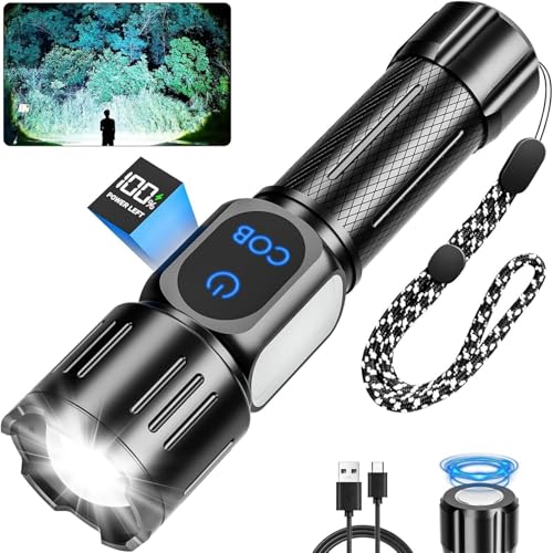 45% Off Rechargeable LED Flashlight with 9 Modes