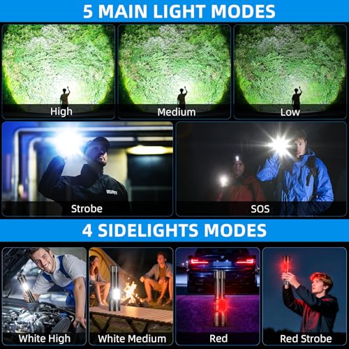 45% Off Rechargeable LED Flashlight with 9 Modes - Image 3