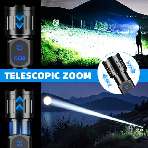 45% Off Rechargeable LED Flashlight with 9 Modes - Image 4