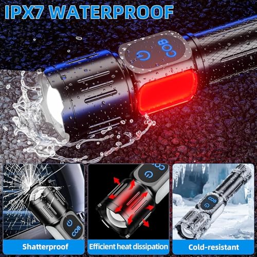 45% Off Rechargeable LED Flashlight with 9 Modes - Image 7