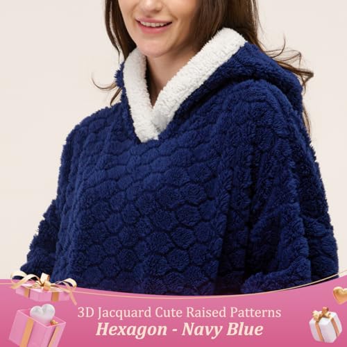 KAWAHOME Cozy Wearable Blanket Hoodie for Women - Image 2