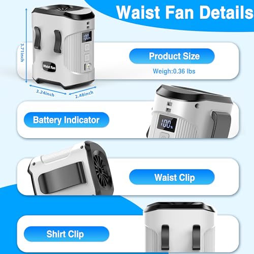 Sunoony Waist Fan with Code QLVI9K2V - $15.99 - Image 3
