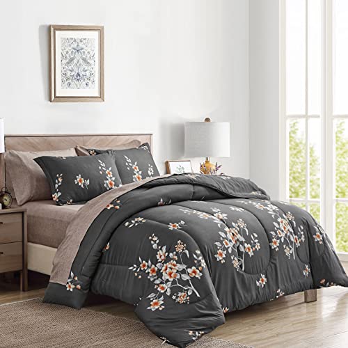 Save on 7-Piece Queen Floral Bedding Set with Sheets