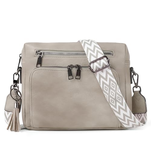 TANTOMI Vegan Leather Crossbody Bag with Code Y775OKKA