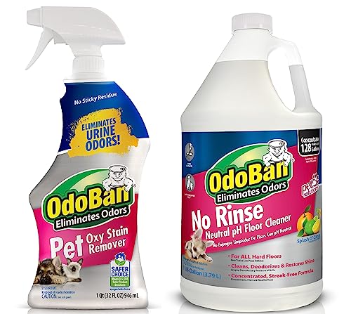 Save 46% on OdoBan Pet Stain & Floor Cleaner Kit