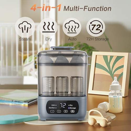 Save $30 on AMZBABYCHEF 4-in-1 Baby Bottle Steamer & Dryer - Image 2