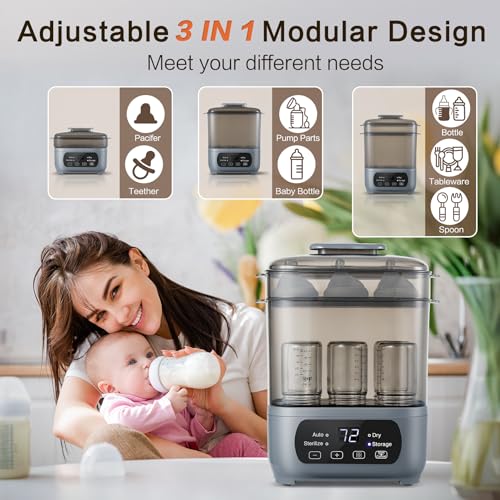 Save $30 on AMZBABYCHEF 4-in-1 Baby Bottle Steamer & Dryer - Image 6