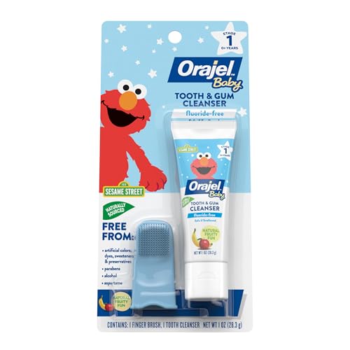 Save 45% on Orajel Baby Elmo Fluoride-Free Toothpaste Kit