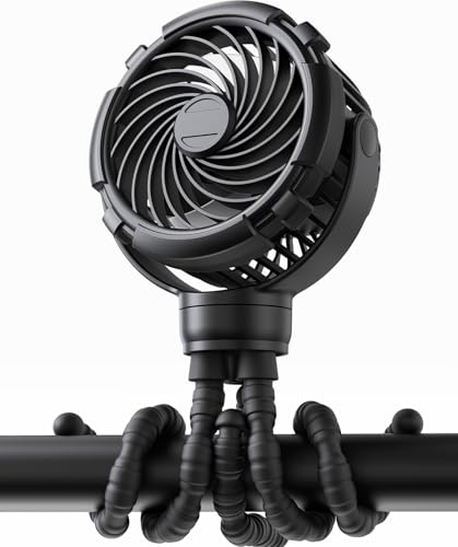 TUNISE Rechargeable Stroller Fan with 4000mAh Battery - $9.99