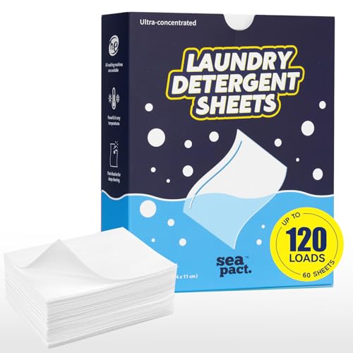 Save 32% on Eco-Friendly Laundry Detergent Sheets (120 Loads)