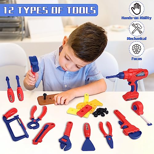 50% Off MAGIC4U 49-Piece Kids Tool Set with Electronic Drill - Image 6