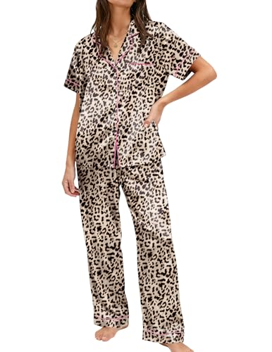 Save 32% on Ekouaer Women's Silky Satin Pajama Set