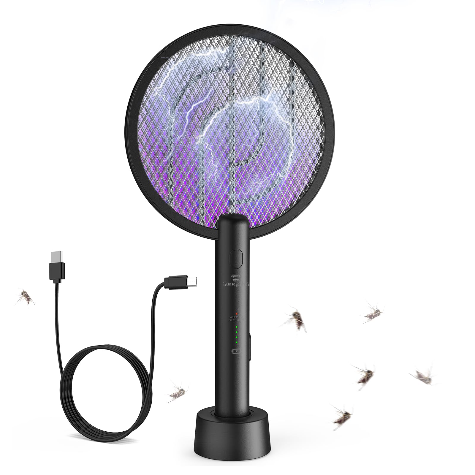 30% Off 4000V Rechargeable Bug Zapper Racket