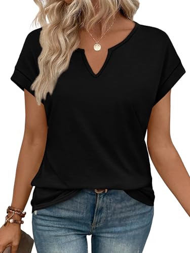 55% Off WIHOLL Women's Summer V-Neck Tops with Code