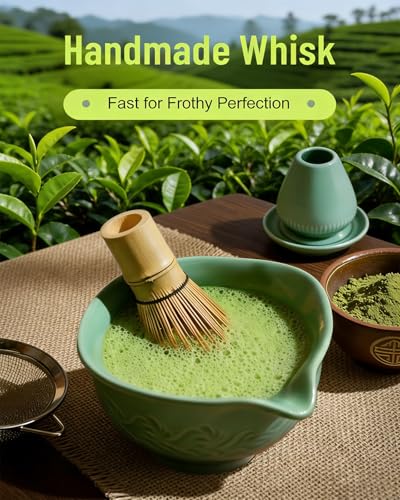 Up to 38% Off COOIRE 8-Piece Ceramic Matcha Set - Image 5