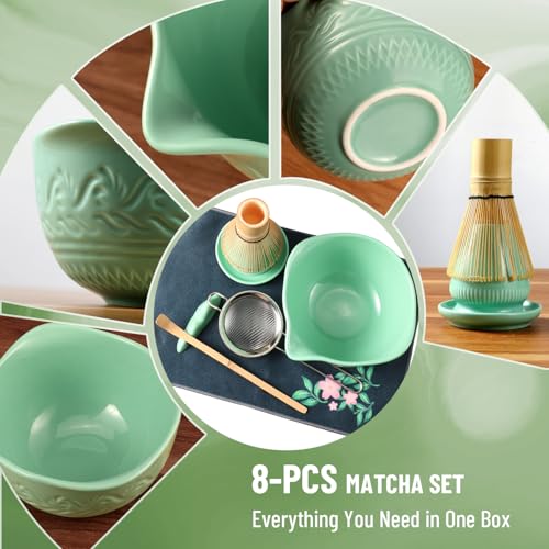 Up to 38% Off COOIRE 8-Piece Ceramic Matcha Set - Image 6