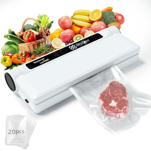 77% Off Compact Food Vacuum Sealer with 75KPA Suction