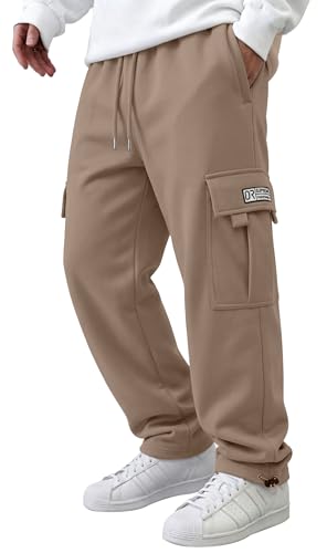 30% Off HUNGSON Men's Cargo Sweatpants Joggers