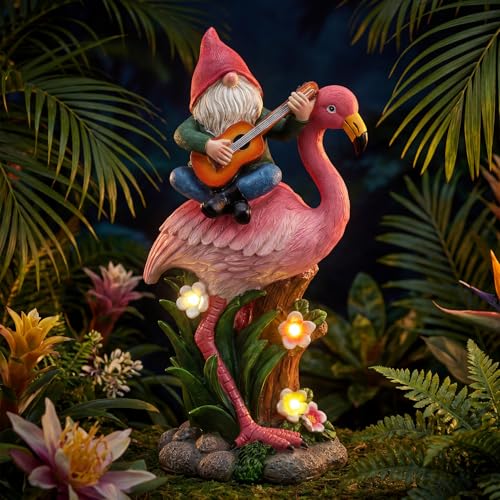 50% Off EXYGLO Solar Gnome Garden Statue Decor
