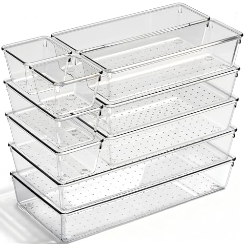 68% Off Clear Plastic Drawer Organizer 10-Pack