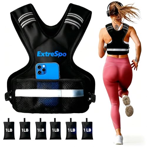 50% Off ExtreSpo Adjustable Weighted Vest for Women & Men