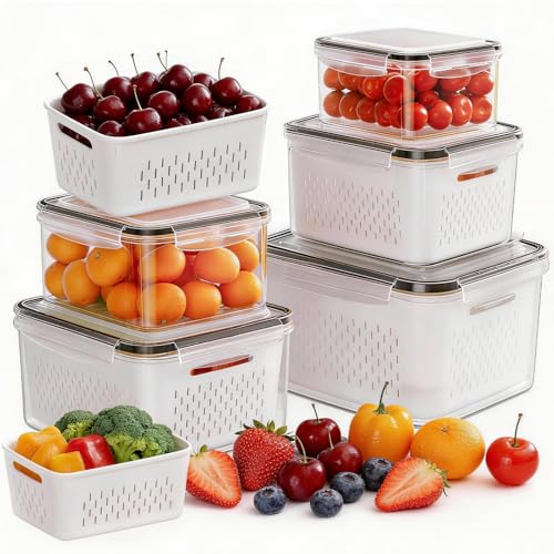 33% Off HOMETALL 5-Pack Fruit Storage Containers
