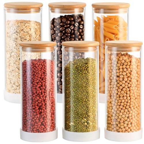 50% Off TBWIND 34oz Glass Storage Containers 6-Pack