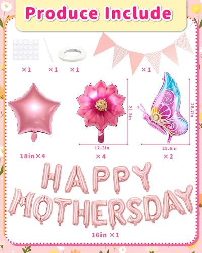 38% Off Mother's Day Pink Balloon Decoration Set - Image 2