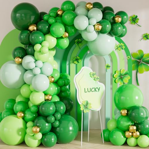 Green & Gold Balloon Arch Kit on Sale at $5.99