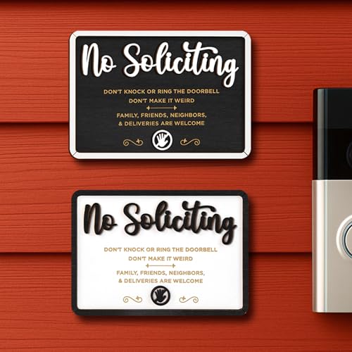 25% Off Woodamore Funny No Soliciting Sign (Code 8Y3CTGAU)