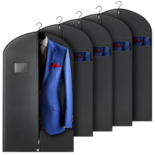 61% Off Hleelomi 5-Pack Suit Bags for Travel & Storage