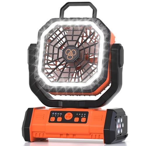 40% Off Honesorn 20000mAh Camping Fan with LED