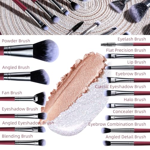 50% Off BS-MALL 15-Piece Professional Makeup Brush Set - Image 2